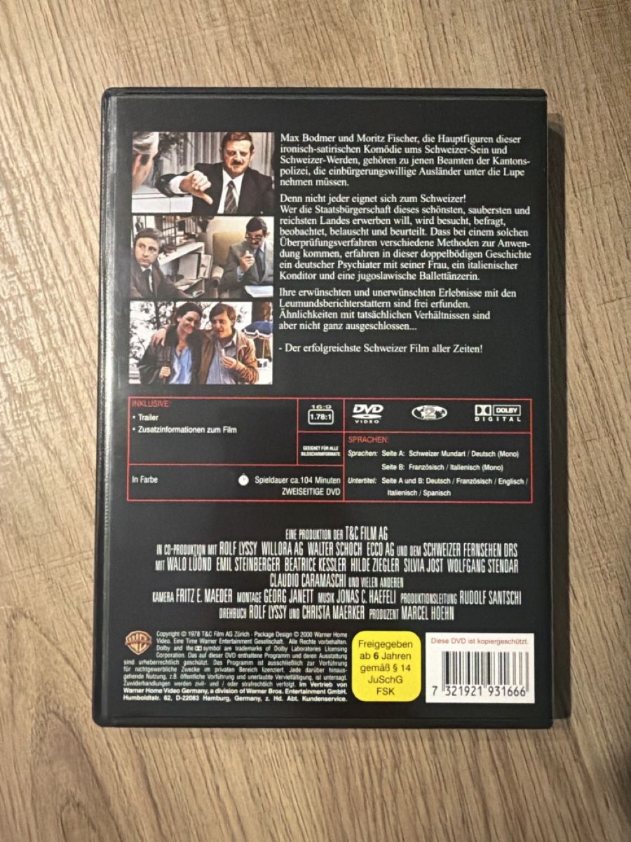 Alle DVDs: Die Schweizermacher (1978) DVD – Gebraucht aus Hagendorn von masterchieff 1