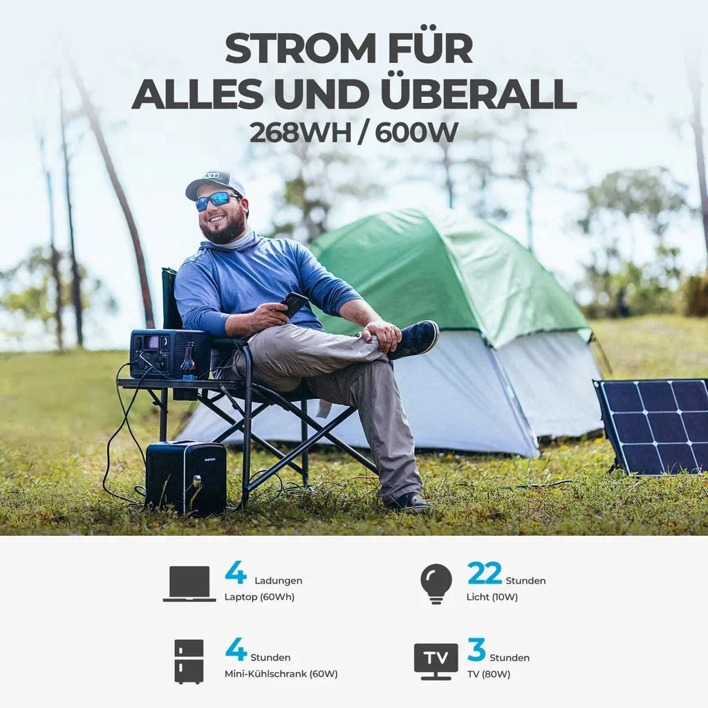 Generatori di corrente: BLUETTI 268Wh Tragbarer Stromerzeuger – Nuovo e nell'imballaggio originale da Winterthur venduto da aredo 5