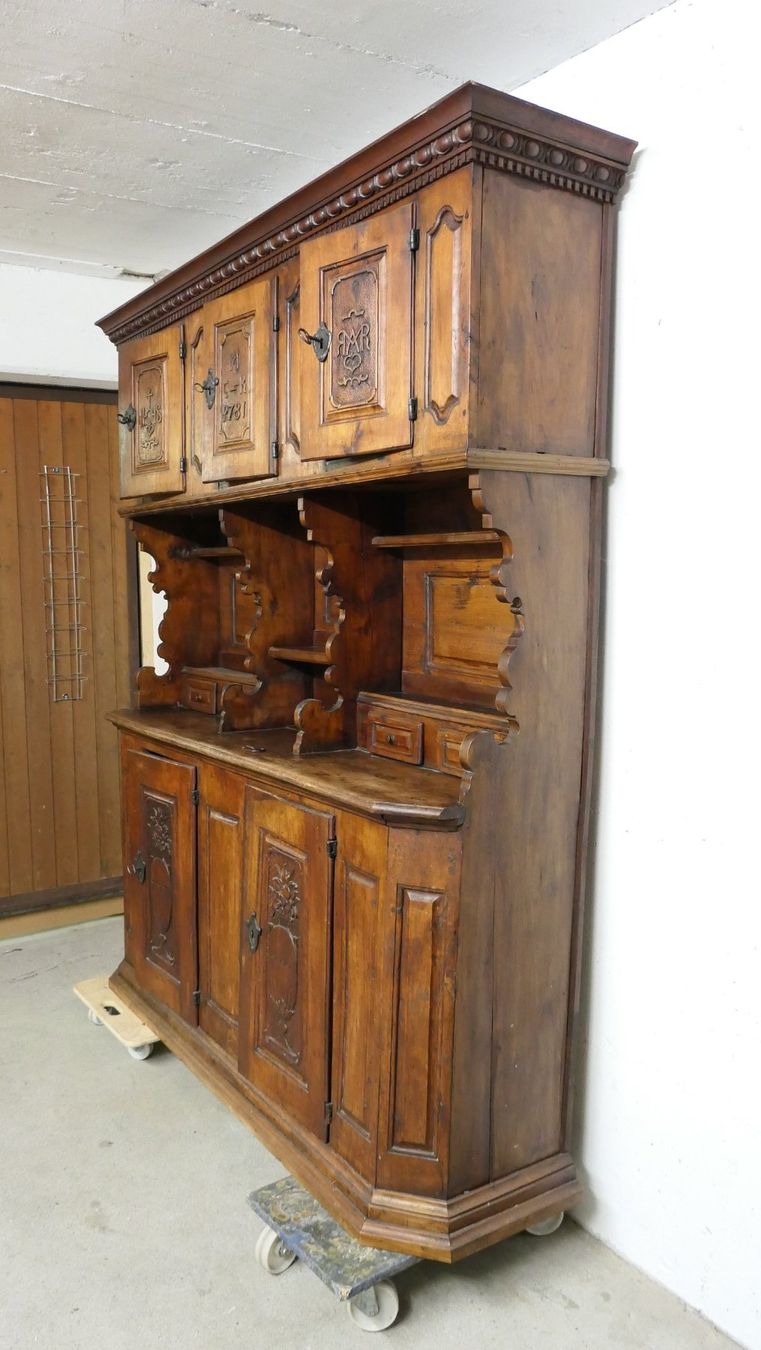 Credenze: Antikes kleines Holzbuffet 1781 Buffet Küchenbuffet – Usato da Luzern venduto da altwarenhandel 2