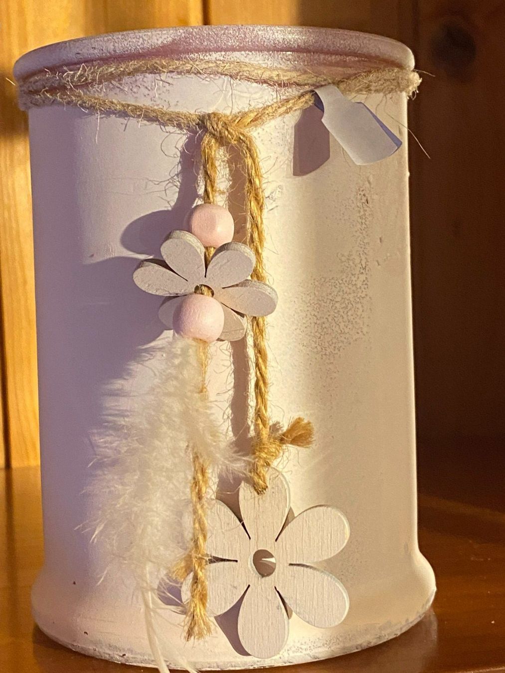 Portacandele: Windlicht -Glas,Shabby Chic-Rosa.2er-Set – Nuovo (secondo la descrizione) da Meienried venduto da ManuelaBoutique 1