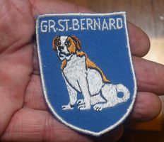 VINTAGE Badge GR. ST. BERNARD nos ST. GALLER STICKEREI 3
