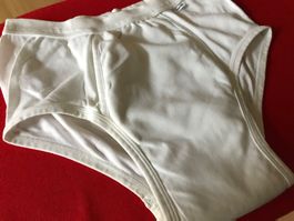 3 Stk. Herren Slip m/Eingriff + fester Saugeinlage Gr 6