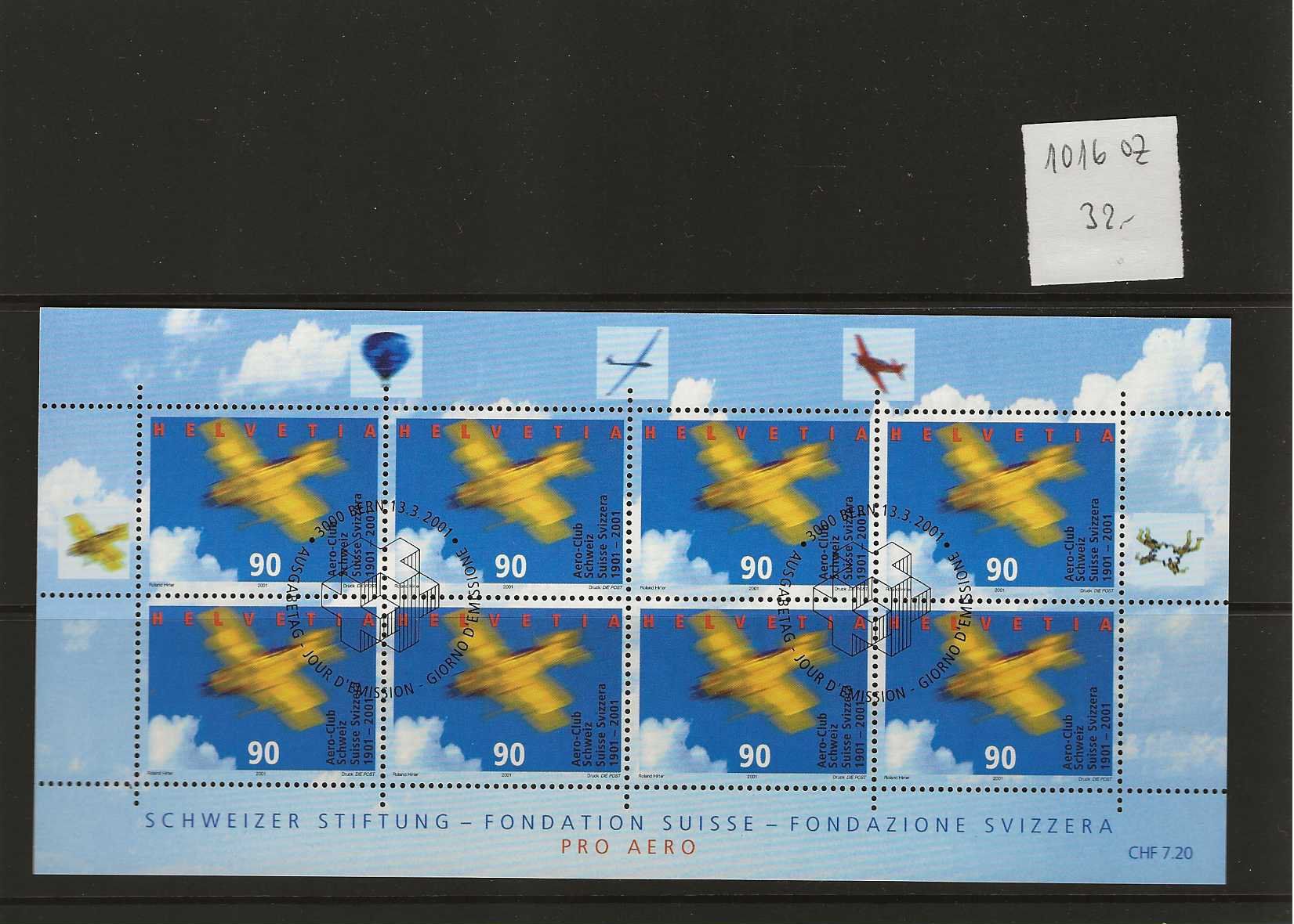 Tutti i francobolli: timbre 1016 OZ feuillet de 8 timbres – Usato da Sorvilier venduto da carose01