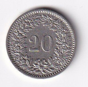 Tutti le monete: Schweiz 20 Rappen 1901rar – Usato da Neuchâtel venduto da karlpierrino 1