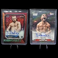 UFC cards lot numbered + autograph + 1st day issue