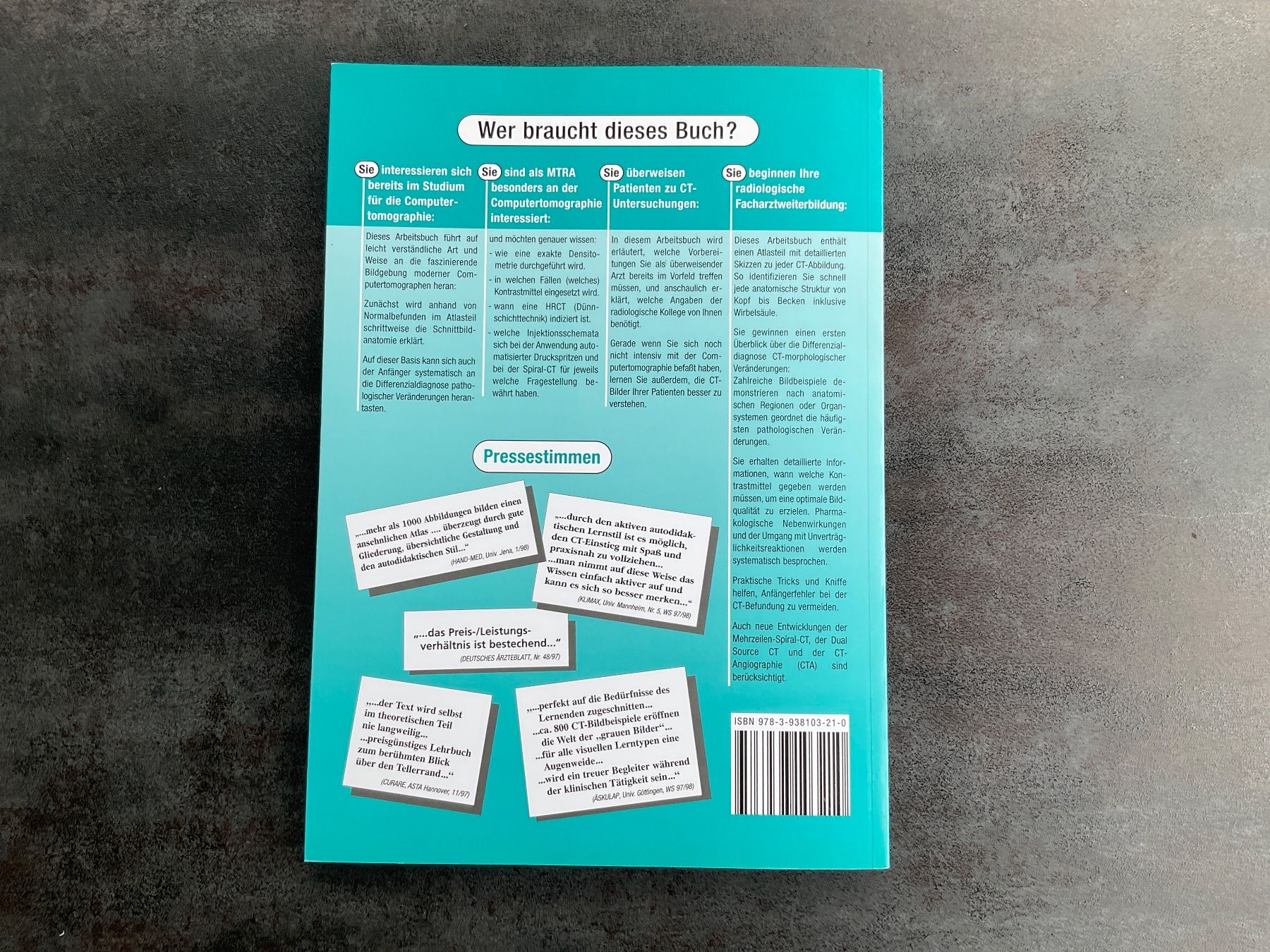 Bücher: CT-Kursbuch: Ein Arbeitsbuch für den Einstieg – Gebraucht aus Avenches von Tinkey 3
