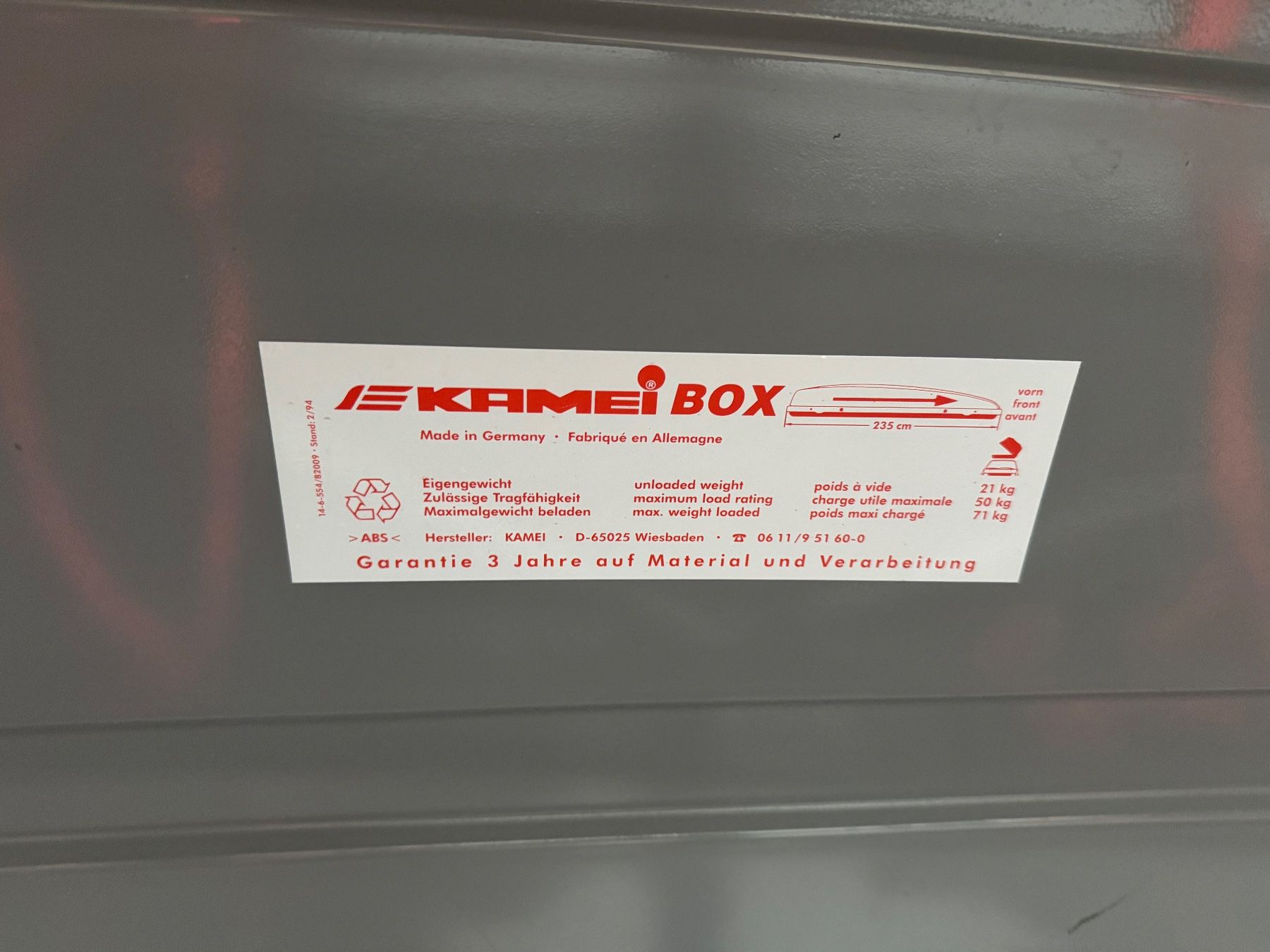 Dachboxen: Dachbox EKAMEI235cm – Gebraucht aus Flawil von tomic_loya 5