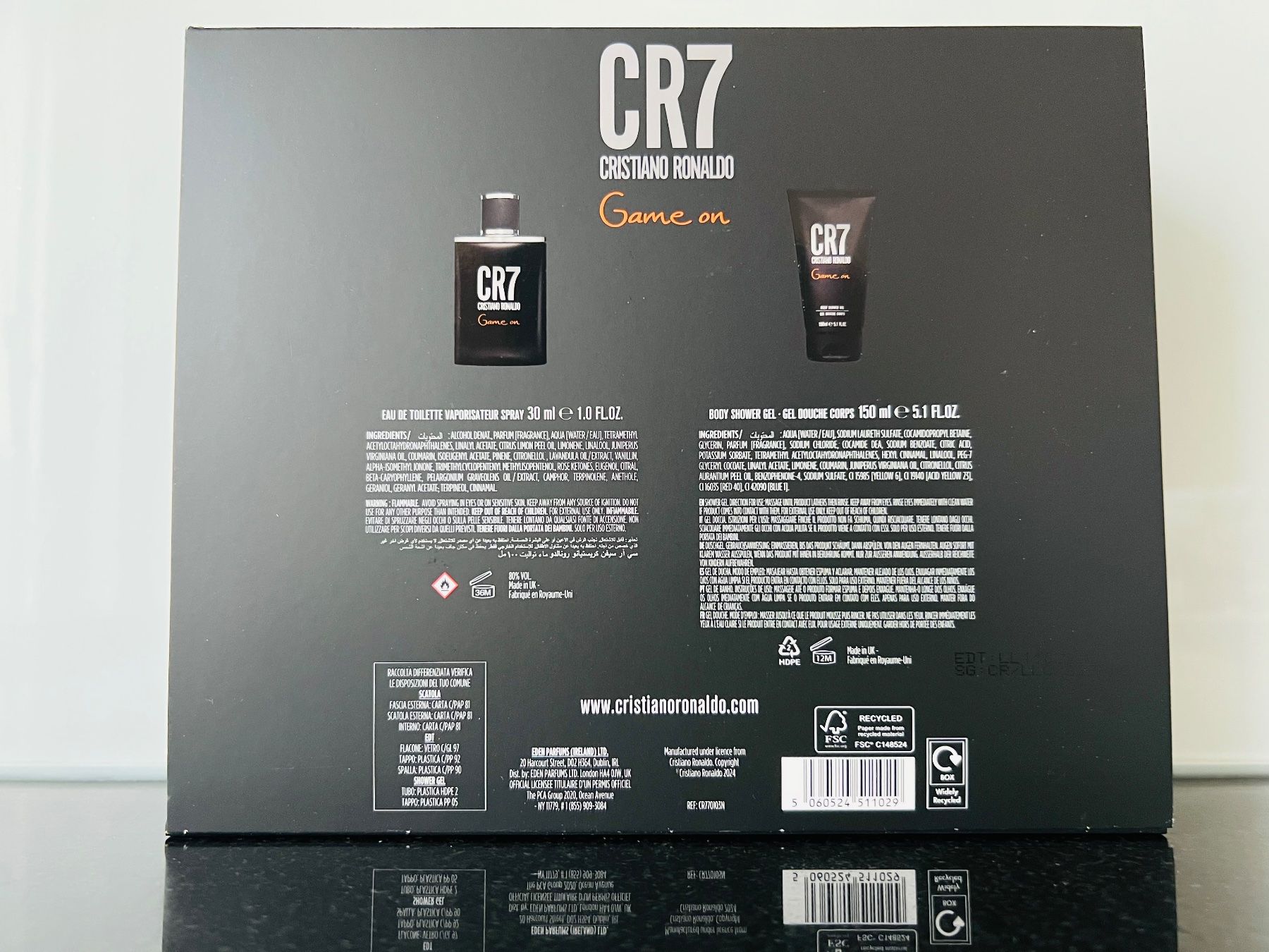 Profumi & Eau de Toilette: Cristiano Ronaldo CR7 Game On Set – Nuovo e nell'imballaggio originale da Emmen venduto da IMV-Liquidationen 1
