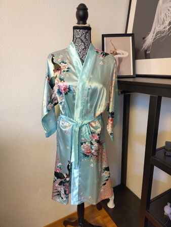 Kimono / Morgenmantel aus Seide, Gr.34-40