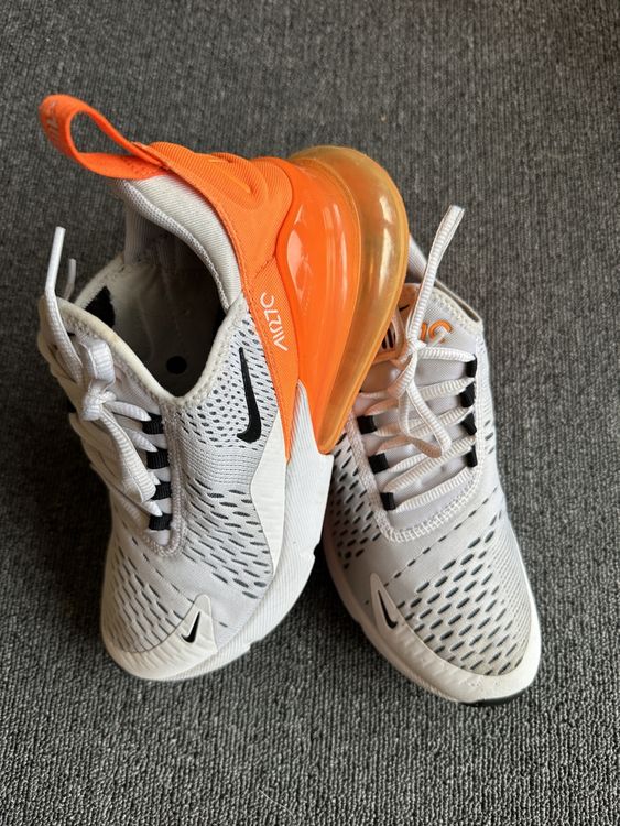 Nike Air Max 270 femmes taille 39 gris et orange Acheter sur Ricardo