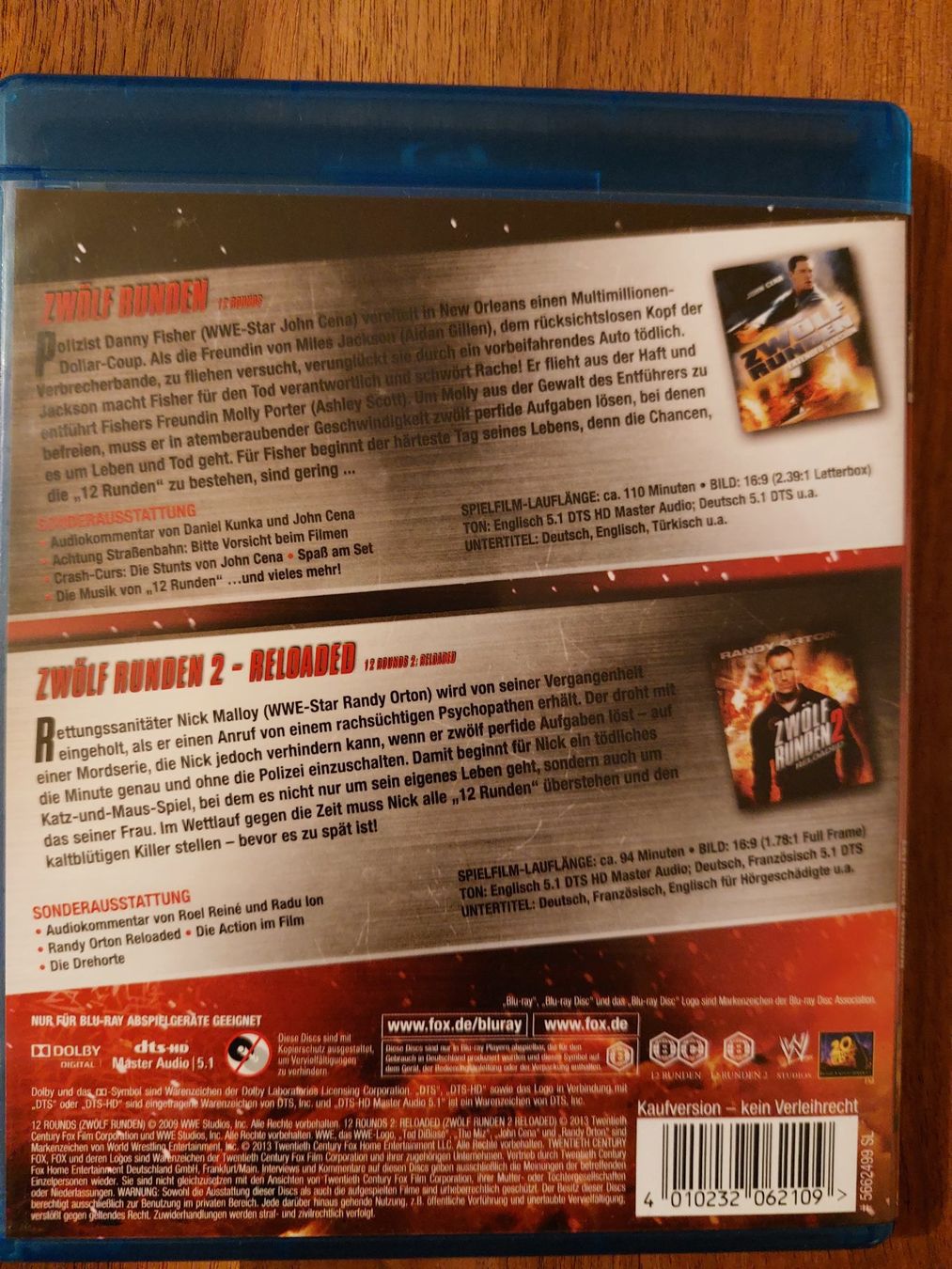 Tutti i DVDs: Blu Ray - Zwölf Runden 1 & 2 – Usato da Rheinfelden venduto da FilmAuktion 1