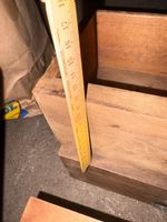 Holzkiste mit Deckel antik braun guter Zustand