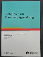 Richtlinien zur Manuskriptgestaltung