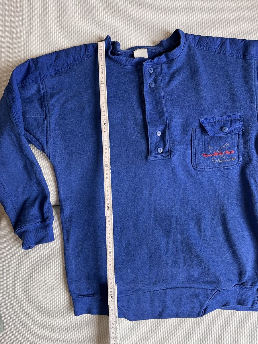 Pulls & Sweat-shirts: Blaues vintage Sweatshirt, ca. Gr. M – D'occasion à St.Gallen par Nora-Leonie 2