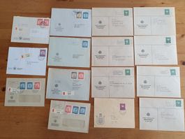 Liechtenstein: 15 Briefe mit Dienstmarken
