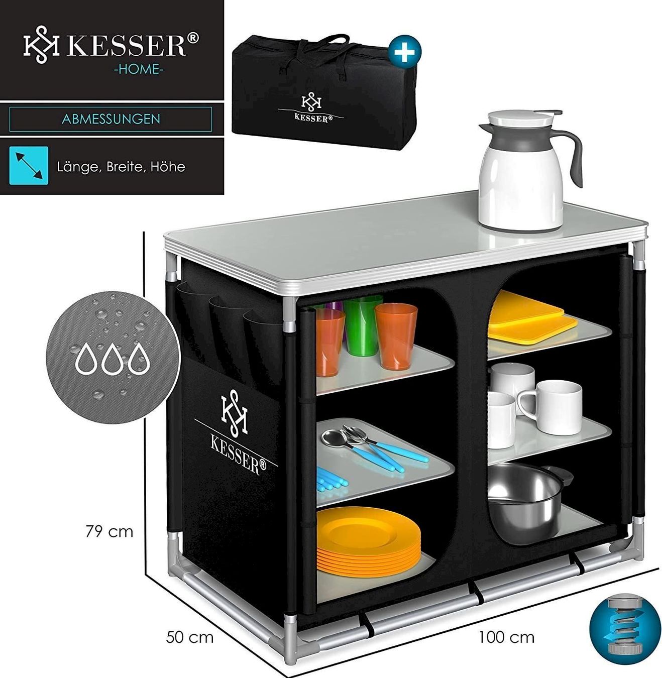 Komplettküchen: KESSER® Campingküche F6 – Neu und originalverpackt aus Bottighofen von zaap