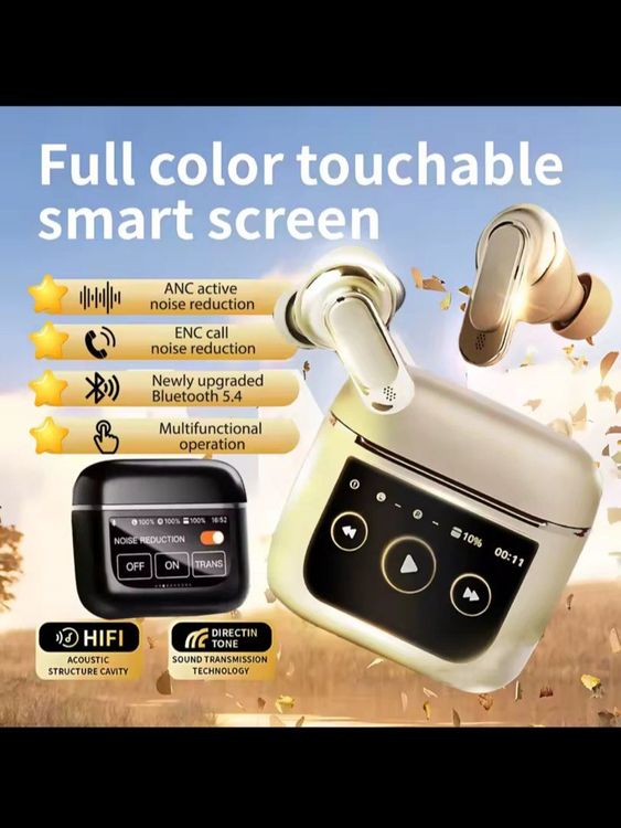 Otta Shop | Ecouteur Bluetooth avec Ecran tactile