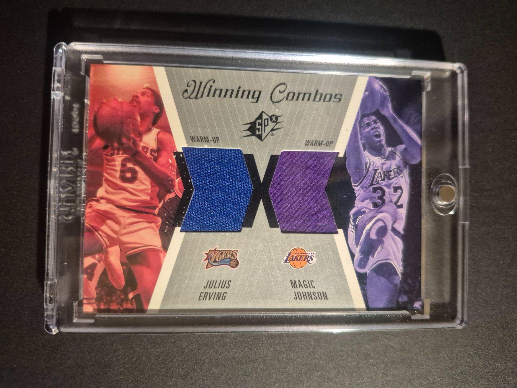 Nba Carte collezionabili: NBA Julius Erving & Magic Johnson Winning Combos 2003/04 – Usato da Treiten venduto da Sauber73