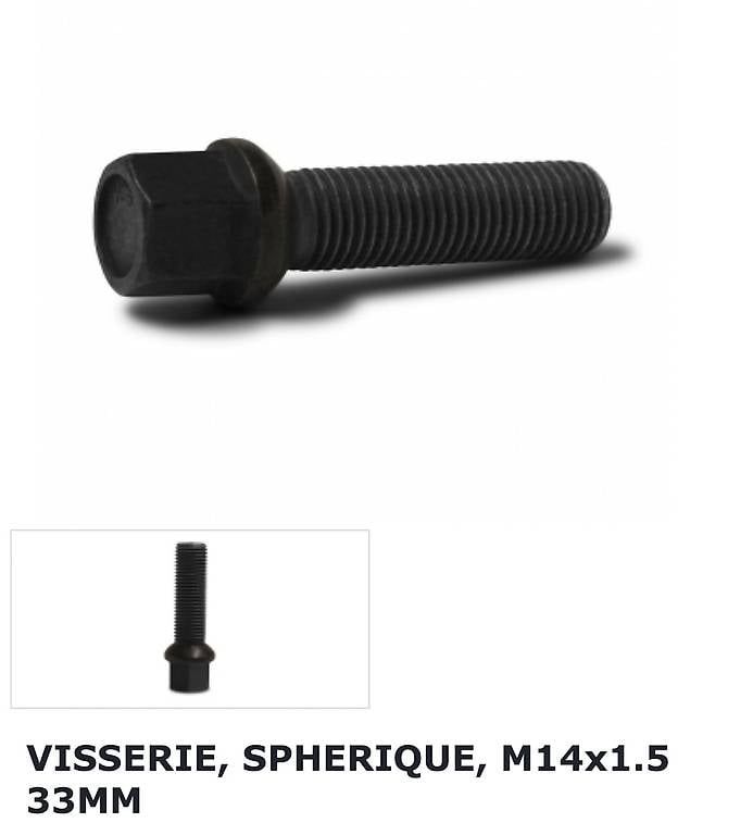 Ciclomotori: 20 VISSERIES, SPHÉRIQUES , M14x1.5 33MM – Usato da Orbe venduto da maz_tng9