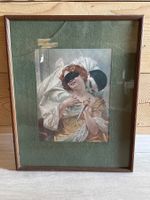 Superbe gravure "L'étreinte de Pierrot"