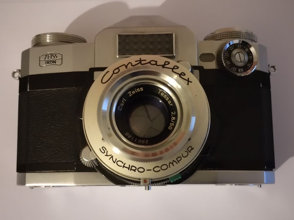 Appareil Photo Vintage Zeiss Ikon Contaflex - Objectif Carl Zeiss Tessar 2.8/50mm - Allemagne - Occasion