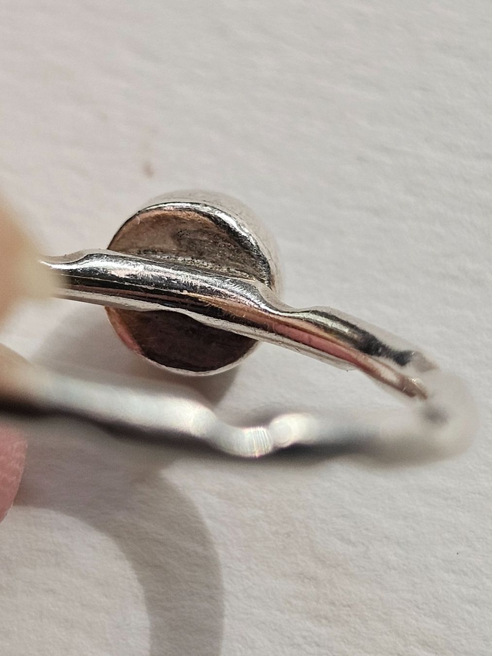 Anelli: Ring Silber mit Perle – Usato da Zürich venduto da MaisonBelleCachet 5