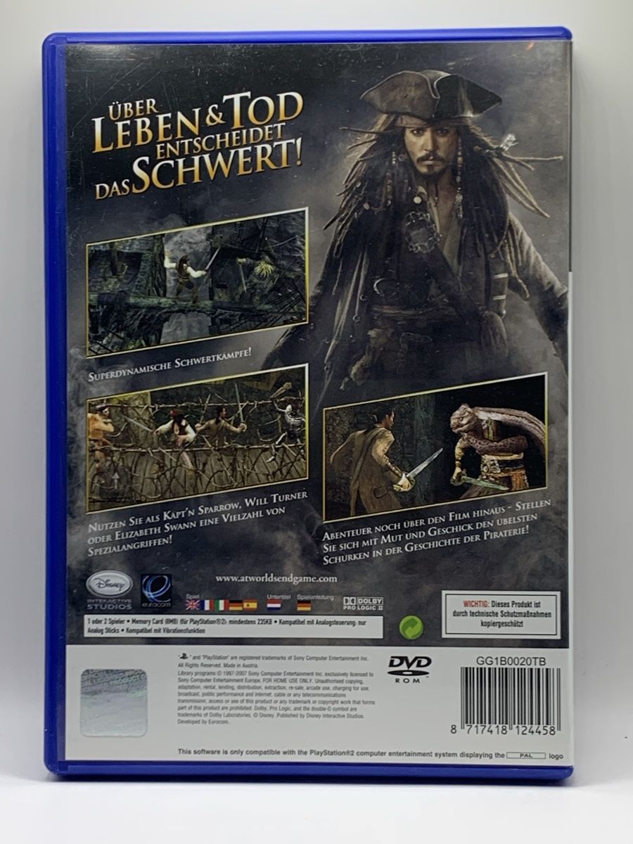 Sony Giochi: PS2 - Pirates of the Caribbean - Am Ende der Welt  – Usato da Ostermundigen venduto da RG-Collector 1