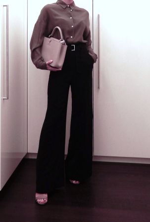 H&M Weite Hose mit Gurt Gr. XXS/32