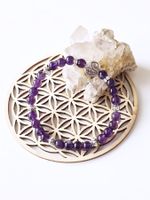 Bracelet en pierres naturelles – Améthyste