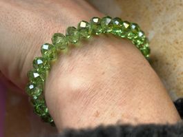 Armband  Grüner Glitzer (19cm)