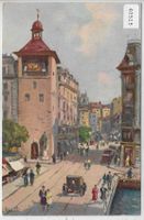 Geneve - La Tour de I'Ile - Künstlerkarte