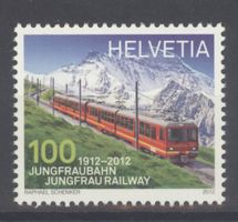2012, 100 Jahre Jungfraubahn **