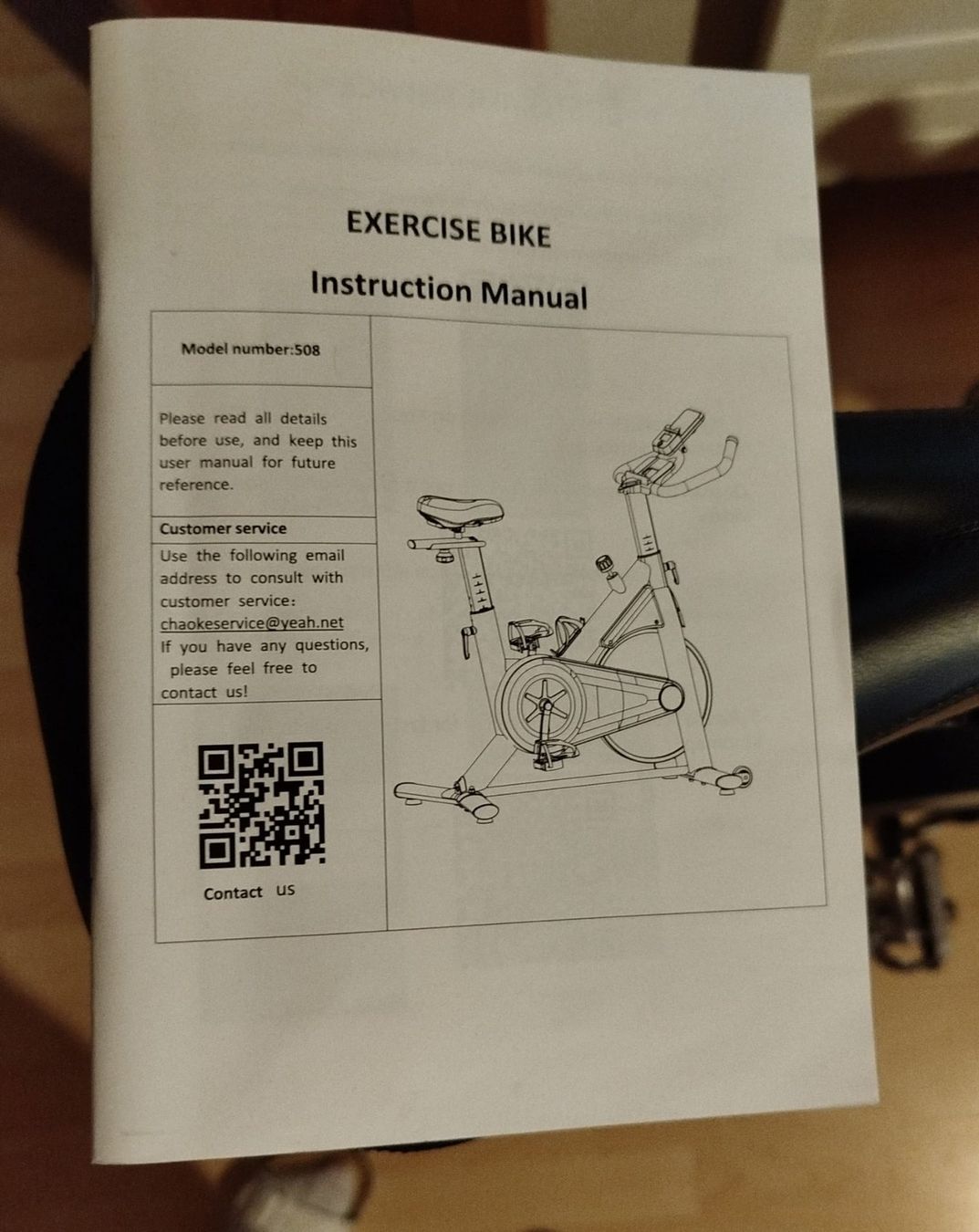 Vélos d'appartement: CHAOKE Heimtrainer mit App Farbe Rot/Schwarz – Neuf (Voir description) à Illnau par Tarzan200 4