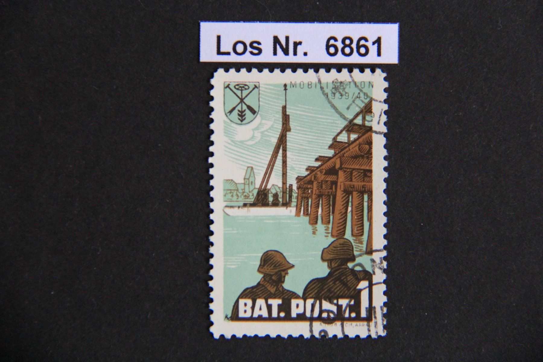 Tous les timbres: 2. Weltkrieg-Marke Pontonier                        Los 6861 – D'occasion à Volken par jukon65