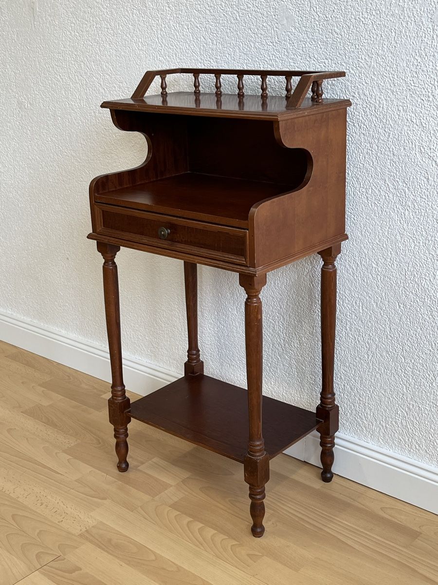 Tische: Vintage Telefontischli aus Holz – Gebraucht aus Horgen von Grizzly83 8