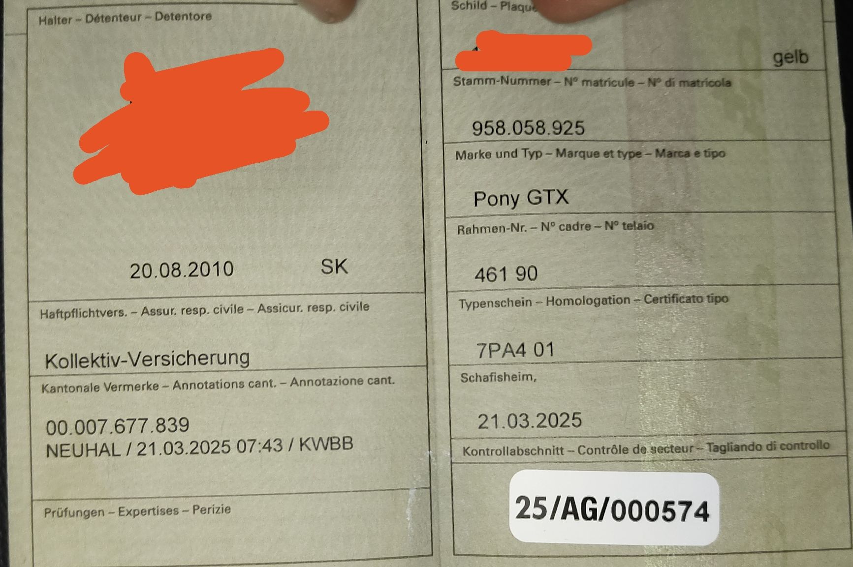 Pony Ciclomotori: Pony GTX 521  – Usato da Windisch venduto da mek_56cr 1