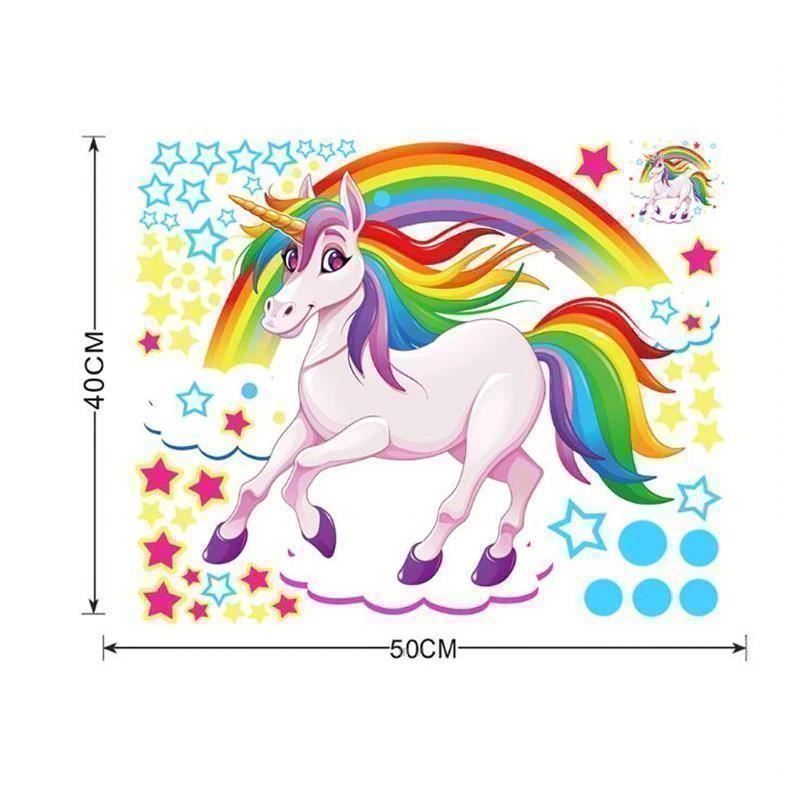 Sticker: Wandaufkleber Einhorn – Nuovo e nell'imballaggio originale da Gurmels venduto da Swisspod 1