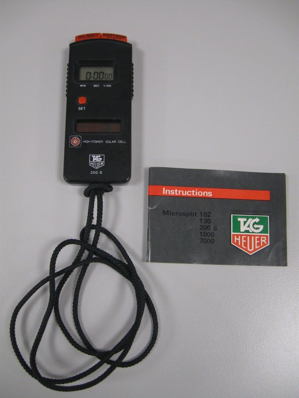 Tag Heuer Mesurer: TAG HEUER Microsplit 200 S Stoppuhr Solar – D'occasion à Romanshorn par samo1974