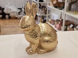 Hase Keramik Gold Optik