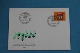 PTT, FDC, Pro Patria, 28.5.1985, Baslertrommel