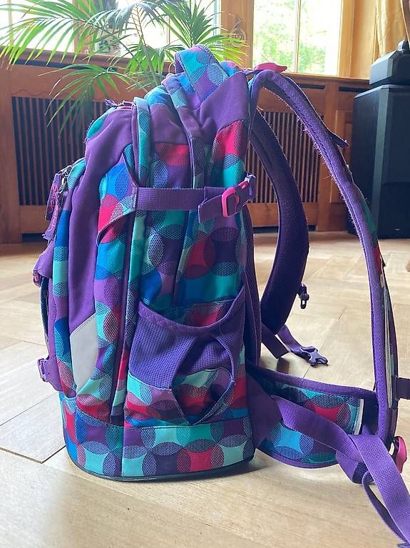 Borse & Zaini: satch Schulrucksack gebraucht violett farbig – Usato da Thun venduto da Lupinmela 1