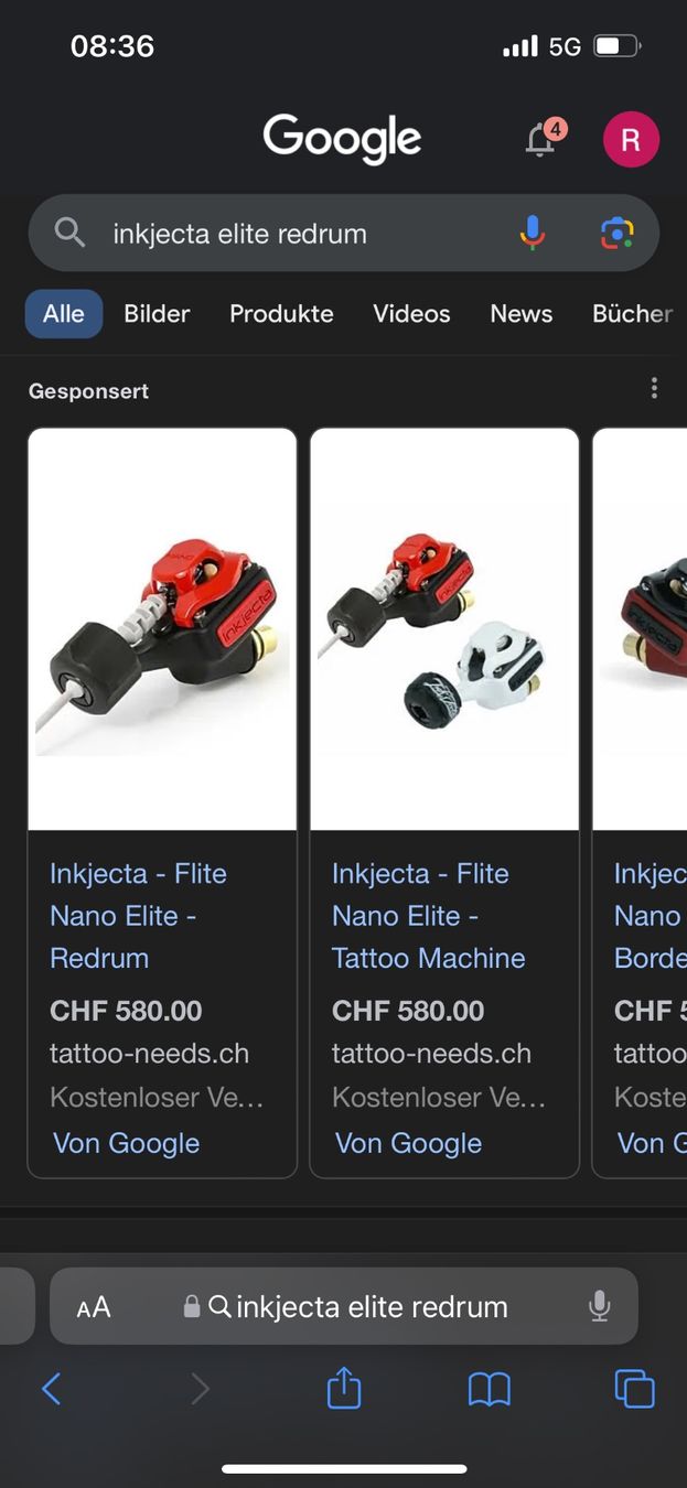 Tutte le macchine: Tattoomaschine Inkjecta - Flite Nano Elite + Cheyenne Griff – Usato da Lachen SZ venduto da ratata 4