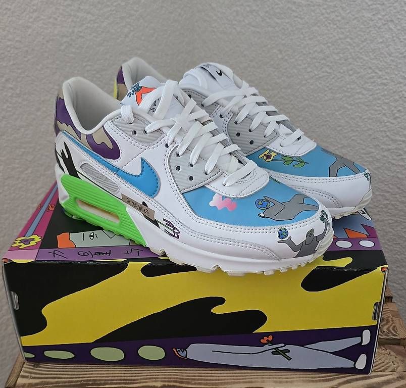 Herrenschuhe: NIKE AIR MAX 90 FLYLEATHER RUOHAN WANG – Neu und originalverpackt aus Bremgarten b. Bern von lip_mjq5 4