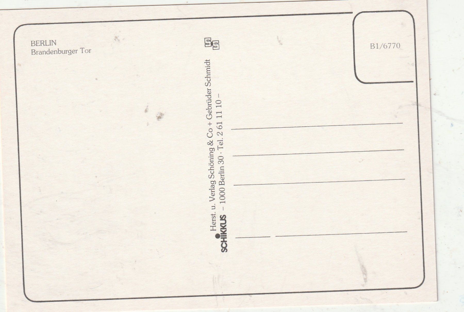 Cartes postales: Berlin Brandenburger Tor – D'occasion à Lumbrein par made02 1
