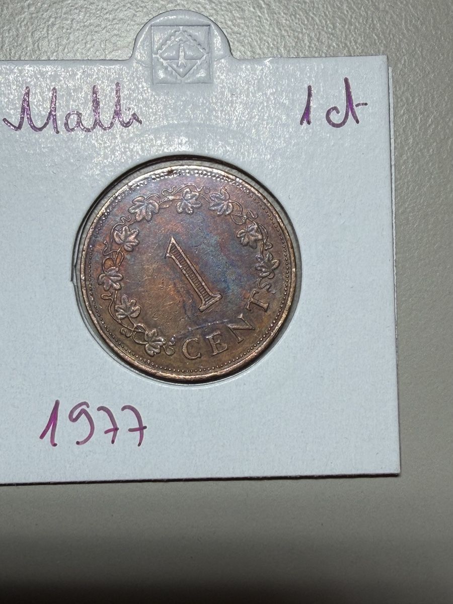 Toutes les monnaies: Malte - 1 cent - 1977 – D'occasion à Payerne par Mike1682