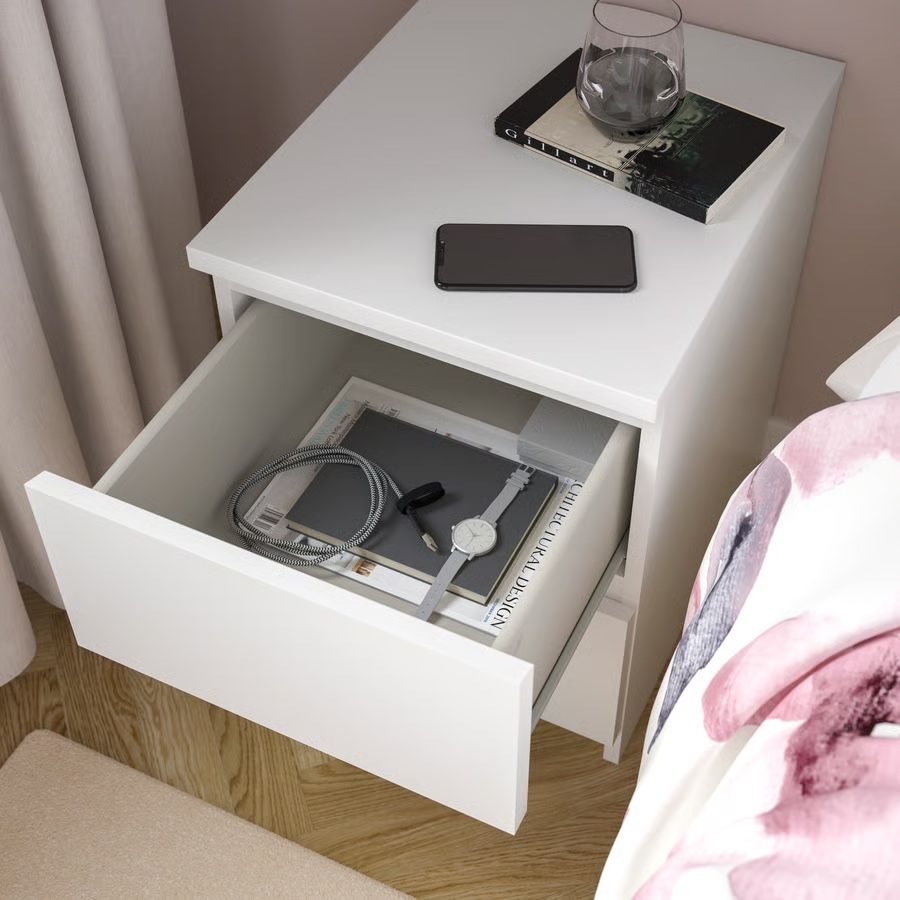 Ikea Nachttische: MALM Kommode mit 2 Schubladen, weiß, 40x55 cm – Neu und originalverpackt aus Niedergösgen von sho_qwx6 3