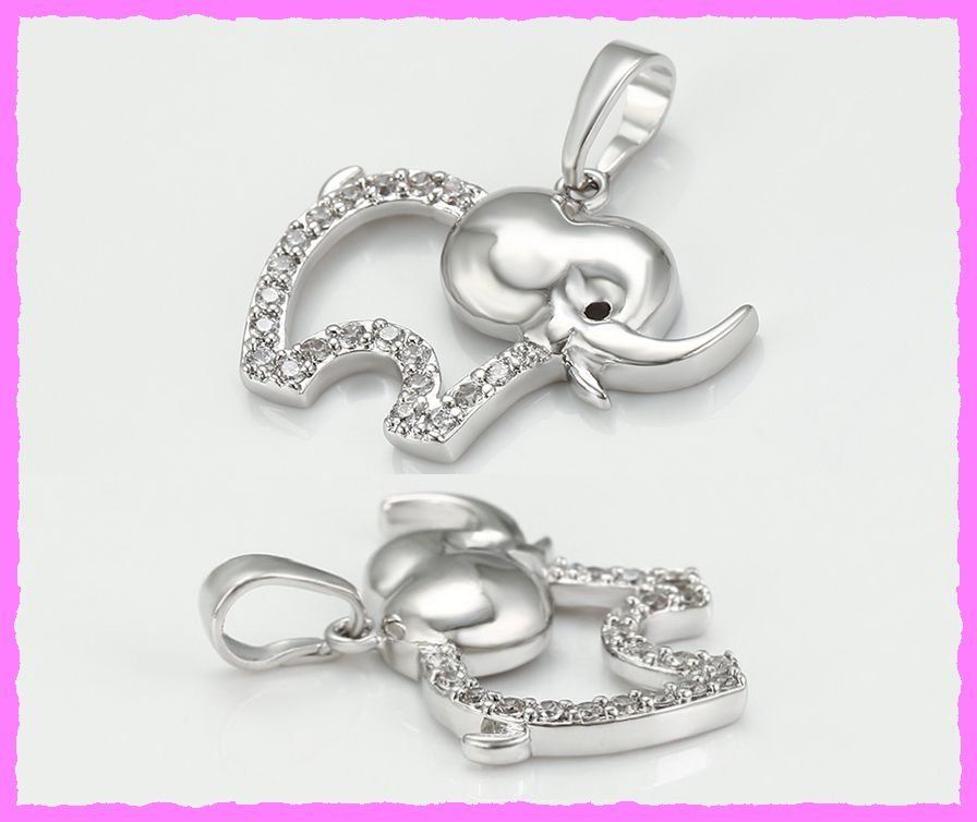 Ciondoli: Bezauberndes Elefanten Set mit Zirkonia – Nuovo e nell'imballaggio originale da Oberglatt ZH venduto da Diamond-Girl 4
