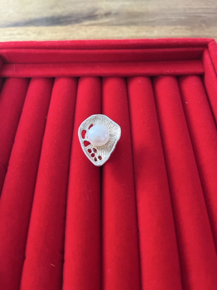 Bagues: Silberner Ring mit Perle  – D'occasion à Dietikon par Ute7092 1