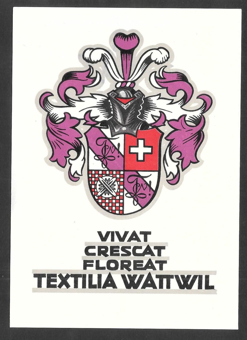 Cartoline postali: Studentenverbindung Textilia Wattwil – Usato da Olten venduto da clotaldi