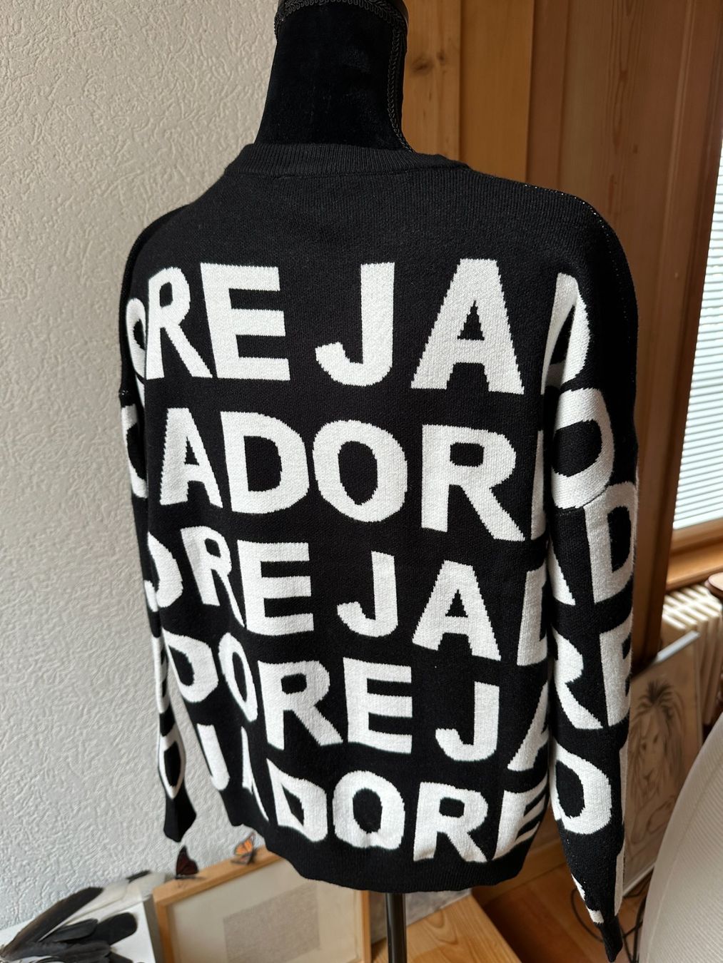 Maglioni & Felpe: Pullover geometrisch Schrift Glitzer M neu! – Nuovo (secondo la descrizione) da Gümmenen venduto da FelizitasHermann 5
